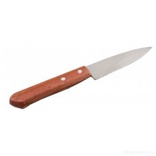 Нож №05 (разделочный) с дерев ручкой, лезвие 13см, 5" AST
